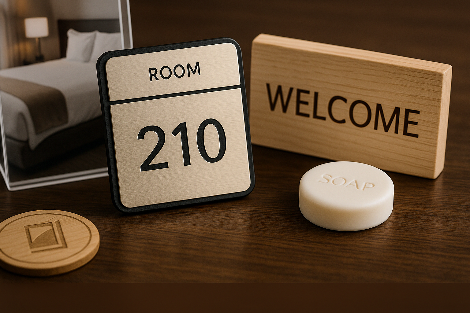 Property management and building signage laser engraved Maryland